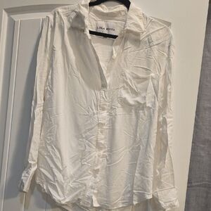 Lola River Women's White Button-Up Shirt